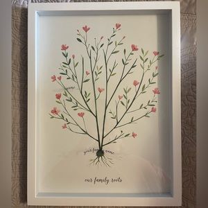Family roots photo frame